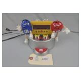 M&M's Corded Clock Radio Featuring Red and Blue