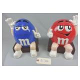 M&M's Benjamin and Medwin Cookie Jars