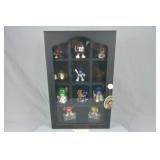 Shadow Box with M&M Figurines
