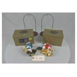 Polonaise M&M's Red and Blue Christmas Ornaments