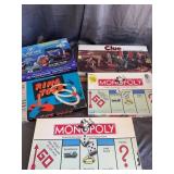 Collection of Vintage Family Board Games and Trivi