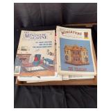 Vintage Dollhouse Miniature Magazines and Craft Bo