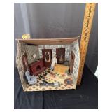 Handcrafted Miniature Shop Room Box Dollhouse Dior