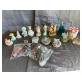 Vintage Ceramic Figurines Miniature Cottages and C