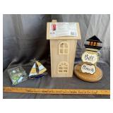 Stained Glass Trinket Boxes and Unfinished Wood Ho