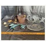 Vintage Glassware and Collectibles Lot