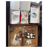 Vintage Dollhouse Miniatures Lot With Gazebo Kit A