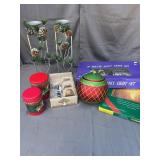 Vintage Christmas Decoration Lot Holiday Lights an