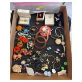 Vintage Costume Jewelry Lot With Avon Mickey Mouse