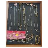 Vintage and Modern Fashion Jewelry Collection Neck