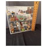 Collection of Vintage Miniature Picnic Baskets and