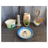 Assorted Vintage Decorative Glassware Ceramics and