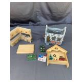 Vintage Dollhouse Furniture and Christmas Miniatur
