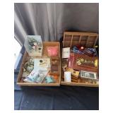 Vintage Dollhouse Miniature Furniture and Holiday