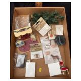 Assorted Dollhouse Miniatures Lot With Darice Time