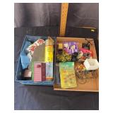 Assorted Dollhouse Miniatures and Craft Scene Acce