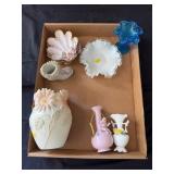 Vintage Ceramic Vases and Decorative Art Glass Lot