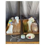 Vintage Glassware Art Glass and Collectibles Mixed