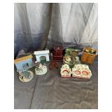 Collection of Vintage Dollhouse Miniature Furnitur