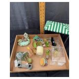 Collection of Assorted Dollhouse Garden Miniatures