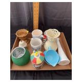 Vintage Ceramic Mugs Milk Glass and Collectible Va