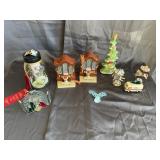 Vintage Christmas Decor and Holiday Figurines Lot
