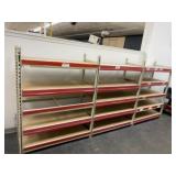 Five Shelf Rack 12ft x 20' x 64' 3 Sections