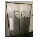 Eliason Swinging Doors w/windows 7'hx5'w