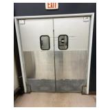 Eliason Swinging Doors w/windows 7'hx6'w