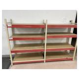 4 Shelf Rack 22.5' x  8' x  64' 1 Section
