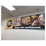 Shop with Confidence Wall Sign 4' x 14'