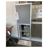 Advertising Sign Flyer Rack 71' x 2'