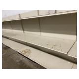 36' Gondola Shelving 72'h 25'deep Shelvess (no con