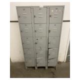 Locker Section 15 cubbies 3ft wide x 5'2'