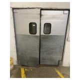 Eliason Swinging Doors w/windows 6'w x 7'h