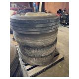 (4) 11R-22.5 Semi Tires