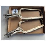 Vice Grip Welding Clamps Pair