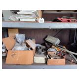 2 Shelves Contents, Heater Houser, Misc