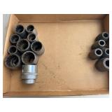 Bonney Large Socket Set 10 Pc and 5 Impacts