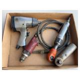 Pneumatic Drill, 3/8 Impact and Rachet
