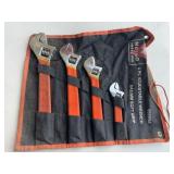 Nieko 4 Pc Adjustable Wrench Set