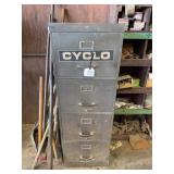 Cole-Steel 4 Drawer Filing Cabinet