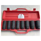 8 Pc Deep Well Socket Set 26mm-38mm