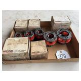 (5) Ridgid Pipe Threader Dies 3/8ï¿½, 1/2ï¿½, 3/4ï¿½