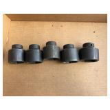 MAC 5 Pc Impact 1 5/16ï¿½-1 9/16ï¿½, 1/2ï¿½ Drive