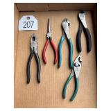 5 Pc Pliers and Side Cutters