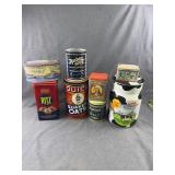 Collectible Advertising Tins, Set of Eight