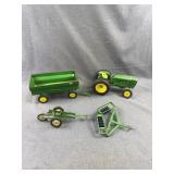 Ertl John Deere Die Cast Tractor & Implements