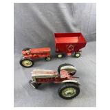 Tru-Scale & Ford Toy Tractors with Grain Cart