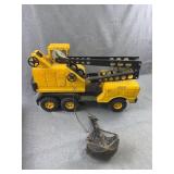 Vintage Nylint Pressed Steel Crane Toy Truck